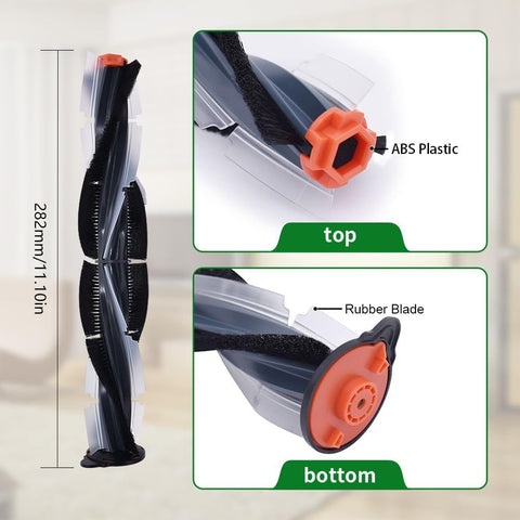 Replacement Parts Compatible with Neato Botvac Connected Series D10 D9 D8 D3 D4 D5 D6 D7 and D Series D75 D80 D85 Accessories with 1 Combo Brush 2 Ultra ilter 2 Upgraded 5-arms Side Brush.
