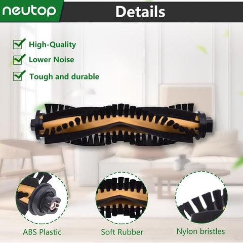 Brush Rollers Replacement Compatible with Ecovacs Deebot N79S N79 DN622 DN622.11 DN622.31 N79W N79se and Deebot 500 DC3G Robotic Vacuum Cleaners, 3-Pack.