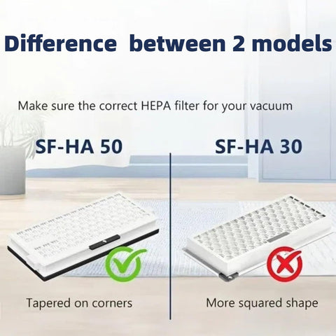 AirClean S-HA 50 Replacement ilter or Miele Complete C2/C3 Compact C1/C2 S4 S5 S6 S8 Vacuum Cleaners, Compare to HEPA AirClean S-AA 50,S-AAC 50