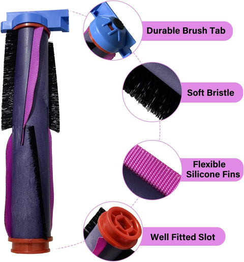 Main Roller Brush or Shark RV2820ZE RV2820YE RV2820AE AV2820AE AV2820S AV2800ZE RV2800S RV2800YE AV2810AE AV2810ZE RV2810YS UR2850YS UR2860YS Robotic Vacuum Cleaner Replacement Accessories Parts