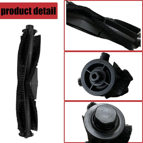 Main Brush and Main Brush Cover Guard or ihome Autovac Nova Vacuum Cleaner Accessories Replacement Spare Parts or iHRV6-blk or Proscenic M7 Pro M7 M8