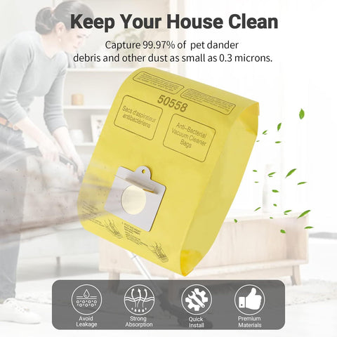 Vacuum Cleaner Bags it or Kenmore Canister Type C/Q 50555 50557 50558 and Type C-5, 10PCs By
