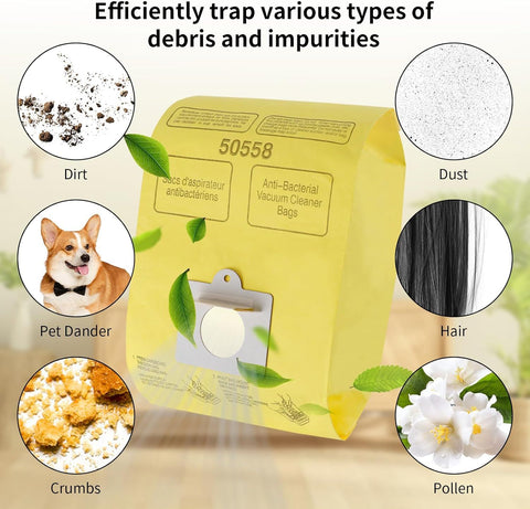 Vacuum Cleaner Bags it or Kenmore Canister Type C/Q 50555 50557 50558 and Type C-5, 10PCs By