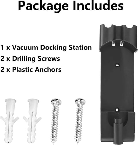 Docking Station Accessory Wall Mount Compatible with Dy.son V7 V8 Cordless Vacuum Cleaner Replaces Part # 967741-01
