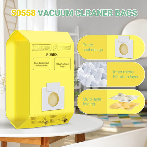 30 Pack Vacuum Cleaner Bags it or Kenmore Canister Type C/Q 5055 50555 50557 50558 and Pana·sonic Type C-5 C-18, 200 Series, 400 Series, 600 Series, 700 Series, 800 Series Vacuum By