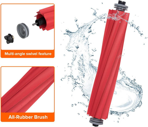 Rubber Main Brush Replacement Q Revo Series, S7 Max Ultra, QV 35A, Q7 Series Robot Vacuum
