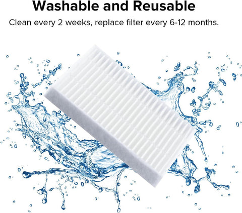 Washable ilter or  Q7 M5, Q7 M5+, Q7 L5, Q7 L5+ Robot Vacuum Cleaners (2Pcs), Replacement Washable ilter or Robotic Vacuum