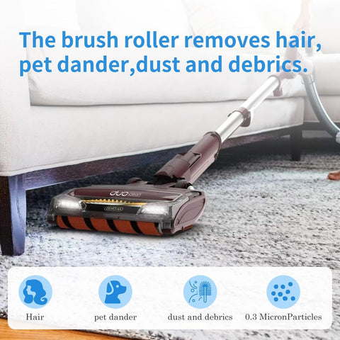 Hepa oam & elt ilter Brushroll Replacement Kit or Shark Rotator Proessional Lit-away DuoClean Vacuum ZU780 ZU782 ZU785, Replaces Part # 1395C831 & X500 & Xh500