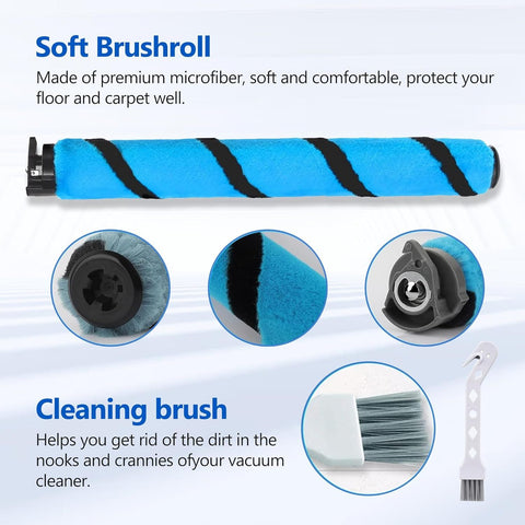 Sot Brushroll ilters Replacement Parts Acessories or Shark Vertex DuoClean Powerin Upright Vacuum AZ2002 AZ2000 AZ2000W Accessories, Part # 1483C2000 XHA 2000 & XKAZ2000