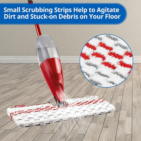 6 Pack Washable Microiber Spray Mop Reills Compatible with O-Cedar ProMist MAX Spray Replacement Mop Pads