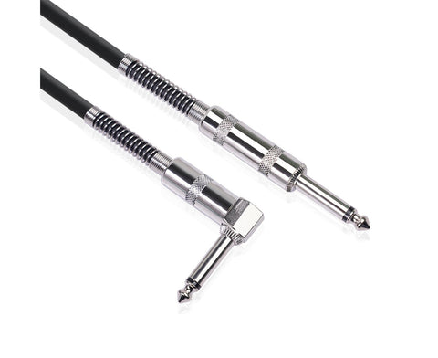 90 Degree Electric Guitar Audio Cable Musical Instruments Connecting Cord Line
