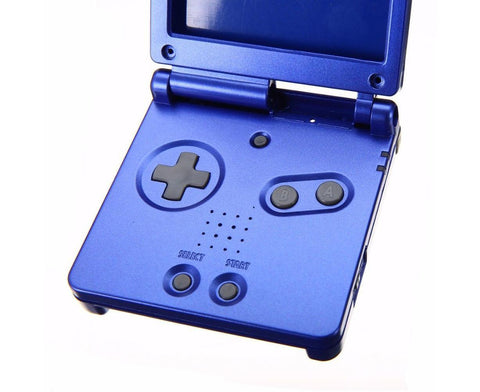 Console Housing Shell Case Screen Lens Screwdriver Kits Tool for Nintendo GBA SP Blue