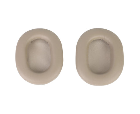 Headphone Ear Pads Protein Leather Noise Insulation Memory Foam Sponge Cushions for WH 1000XM5 Wireless Headset Platinum Silver