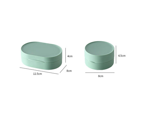 Soap Box Small with Lid Soap Dish Storage Box for Travellue
