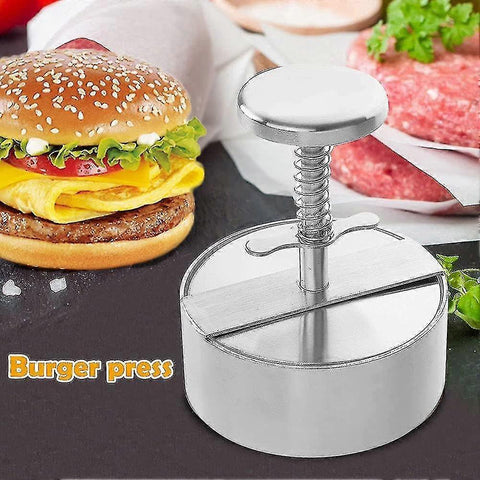 Stainless Steel Burger Mold Grill Kitchen