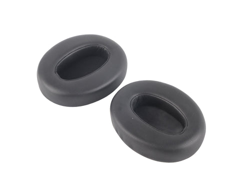 Ear Cushions Replacement Soft Protein Leather Noise Isolation Foam Thickened Pads for WH XB910N Headphones Black