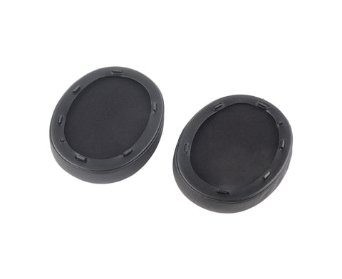 Ear Cushions Replacement Soft Protein Leather Noise Isolation Foam Thickened Pads for WH XB910N Headphones Black
