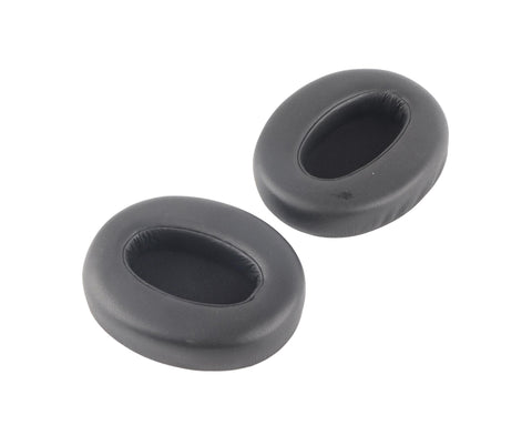 Ear Cushions Replacement Soft Protein Leather Noise Isolation Foam Thickened Pads for WH XB910N Headphones Black