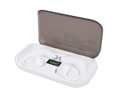 Bluetooth Translation Earbuds with APP Support 144 Languages Real Time Language Translator for Android Device White