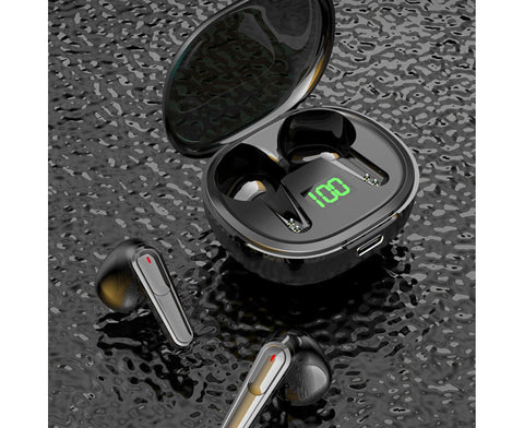 Language Translator Earbuds with APP Bluetooth 5.3 Support 144 Noise Cancellation Real Time Translation for Music Calling Black