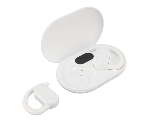 Miniature Translation Earbuds 144 Languages Bluetooth 5.4 Online Real Time Translator Ear Headset for Music and Calling IOS Android White