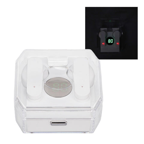 Language Translator Earbuds Bluetooth 5.3 144 Languages Online Translation Translator Earphones for Music and Calling White