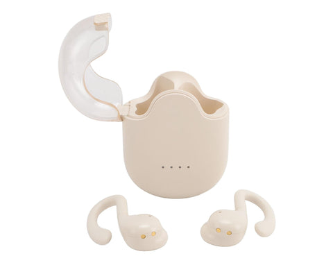 Language Translator Earbuds 144 Online Translation Languages Bluetooth 5.3 Device with APP for Android Music Playback Call White