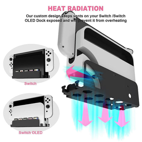 Type B JYS JYS-NS252 For Nintendo Switch/Switch OLED Game Console Controller Headset Wall Mount