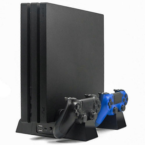 Type A IPLAY HBP-149A Storage Stand for PS4 Pro/PS4 Slim/PS4 Cooling Fan Charging Station