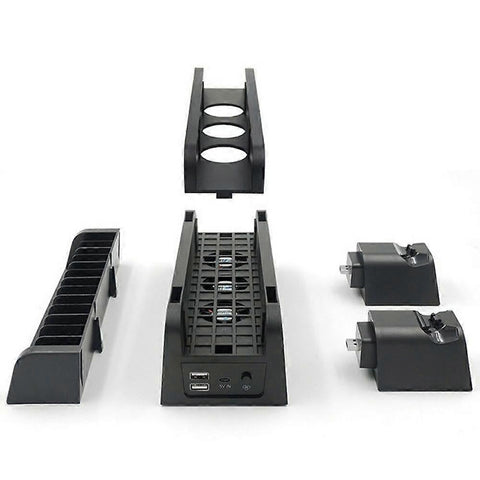 Type A IPLAY HBP-149A Storage Stand for PS4 Pro/PS4 Slim/PS4 Cooling Fan Charging Station