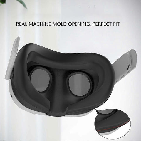 Type C For Meta Quest 3 VR Headset Eye Mask Soft Silicone Anti-sweat Protective Cover
