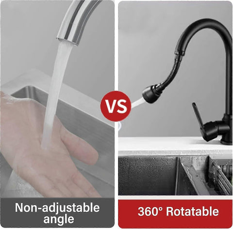 3 Modes 360 Swivel Faucet Extension, Swivel Faucet Aerators, Kitchen Sink Spray Head, Extension Faucet Adapter, Kitchen Faucet Nozzle, Brass Body