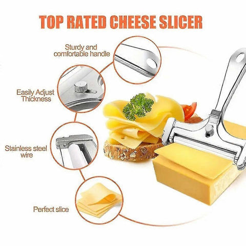 Adjustable Stainless Steel Cheese & Butter Slicer