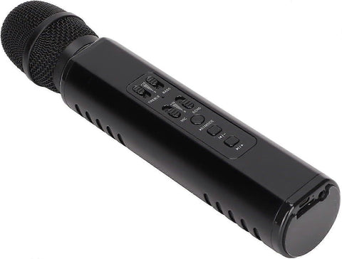 Wireless Vocal Microphone - Cordless Mic for Singing or Public Speaking (Black)