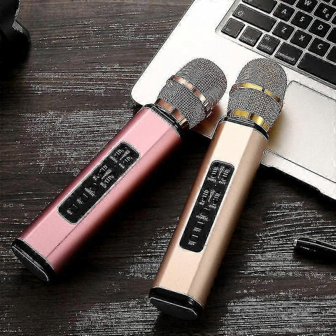 Multifunction Wireless Microphone - Audio Recording, Streaming, Singing Mic