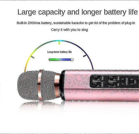 Multifunction Wireless Microphone - Audio Recording, Streaming, Singing Mic