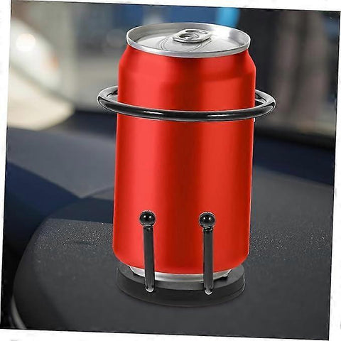 Iron Car Cup Holder - Black Trolley Drink Holder for Vehicle Use