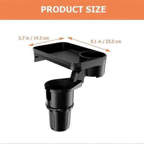 Hydroflask Cup Holder with Tray - Car Drink Holder and Food Tray Attachment