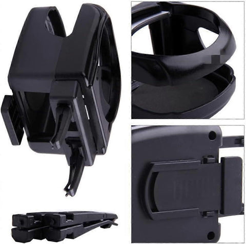 2pcs Universal A/C Vent Car Cup Holders - Adjustable Water Bottle Holder