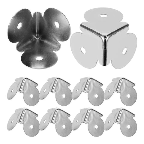 10pcs Metal Box Corner Protectors - Loudspeaker & Cabinet Corner Guards, Angle Cover