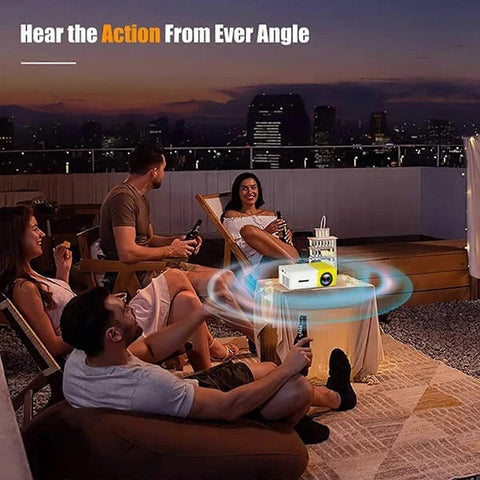 Mini Projector - LED Portable Projector for Home opera and Video Playback