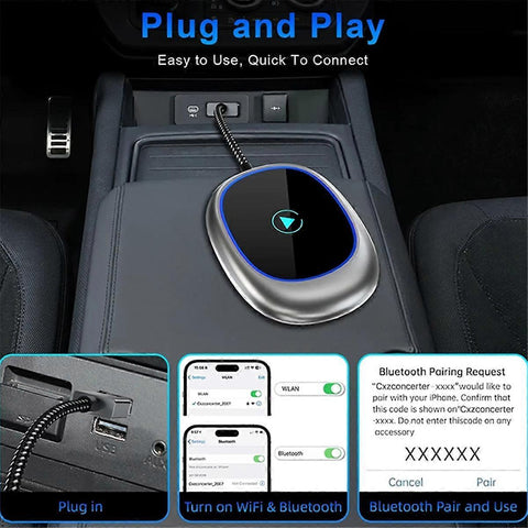 Wireless CarPlay Adapter for Android Auto