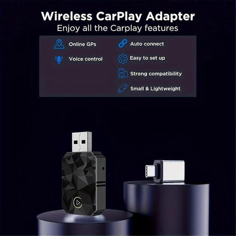 Wireless CarPlay Adapter for Android, Mini Auto Dongle