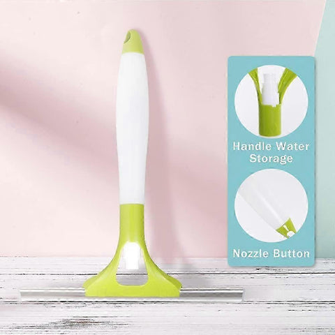 Silicone Shower Squeegee with Spray Bottle, Household Glass Cleaner