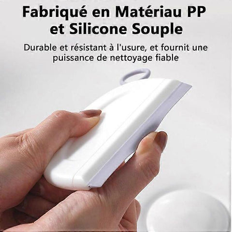 2pcs Mini Glass Squeegee, Small Shower Door Wipers, Multi-Purpose Use