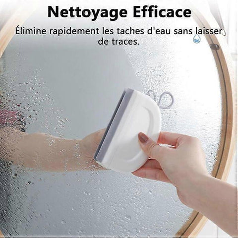 2pcs Mini Glass Squeegee, Small Shower Door Wipers, Multi-Purpose Use