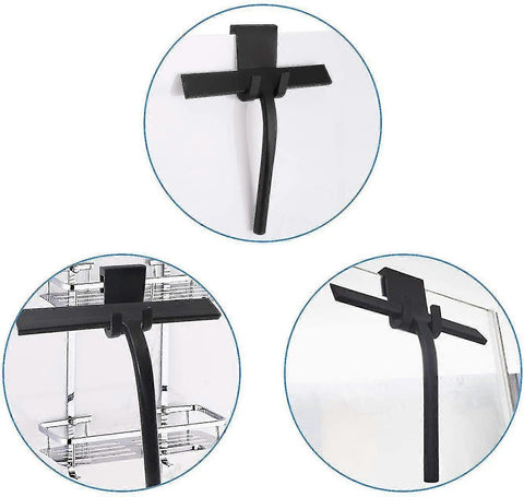 Silicone Shower Squeegee, Bathroom & Window Glass Cleaner