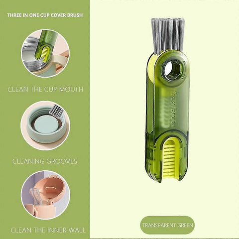 3-in-1 Multifunctional Cleaning Brush for Gaps & Bottles