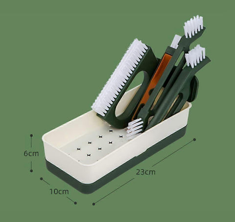Cleaning Brush Kit for Grout, Gaps, Bathroom & Kitchen Floor