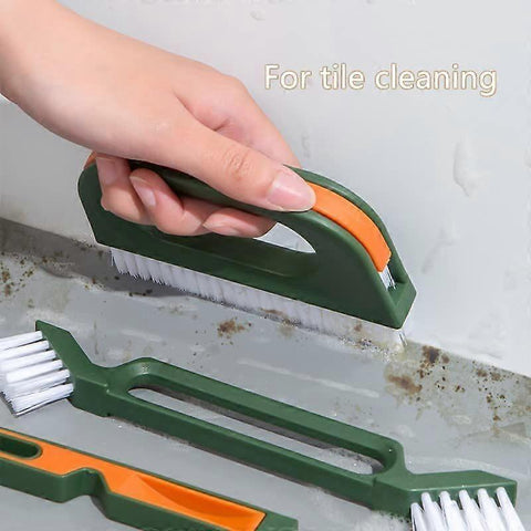 Cleaning Brush Kit for Grout, Gaps, Bathroom & Kitchen Floor